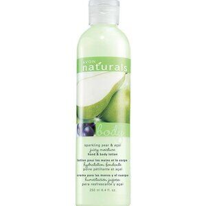AVON NATURALS SPARKING PEAR & ACAI HAND & BODY LOTION 8.4 FL OZ (NEW WITH TAGS)